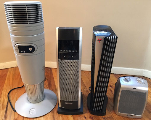 Lasko 6462, Bionaire BCH9211R-NU, Vornado ATH1 and the Lasko 754200