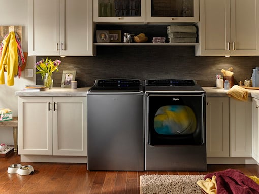 Whirlpool Smart Top Load Washer and Dryer
