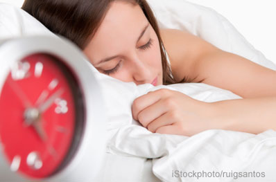 woman sleeping