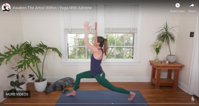 Best online yoga for the family: Yoga with Adriene