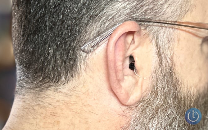 Zepp Clarity Pixie shown in ear