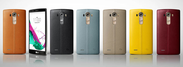 LG G4 leather colors