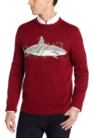 Ugly Christmas Sweater with a shark
