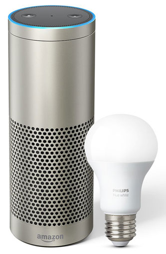 Amazon Echo Plus with Philips Hue bulb