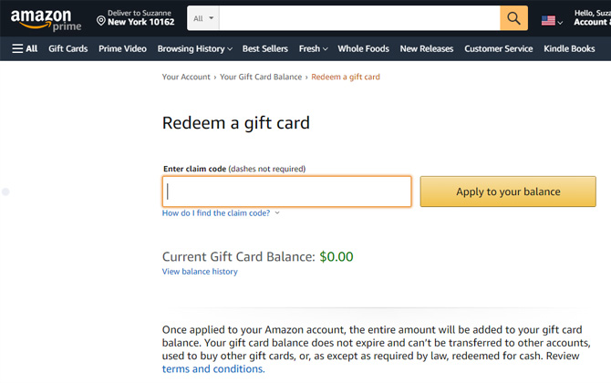 How To Check Your Amazon Gift Card Balance Techlicious