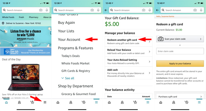 How To Check Your Amazon Gift Card Balance Techlicious