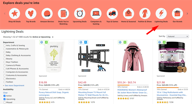 Amazon Epic Daily Deals