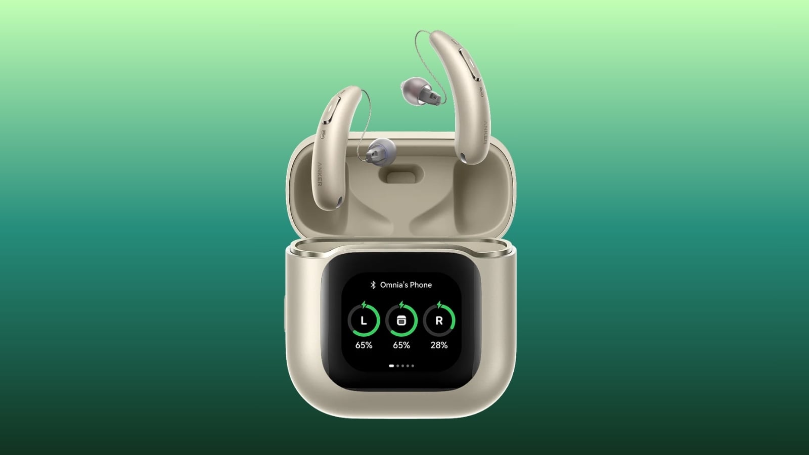 Anker RIC Hearing Aids case render