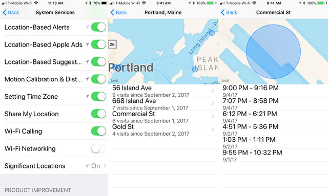 Apple Significant Locations