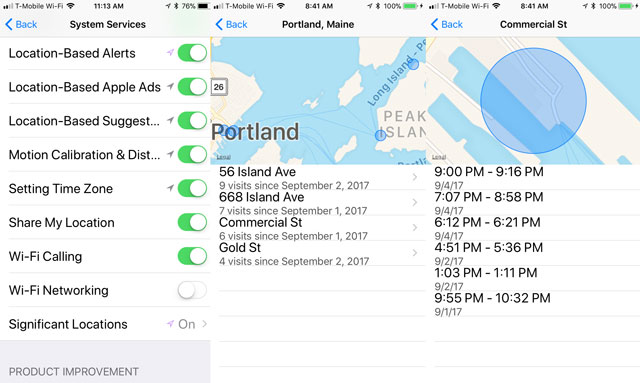 Apple Significant Locations