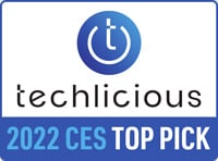 Techlicious CES 2022 Top Pick award logo