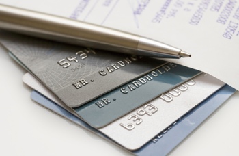 Stock photo of credit cards