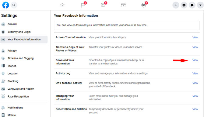 How to Download Your Facebook Data