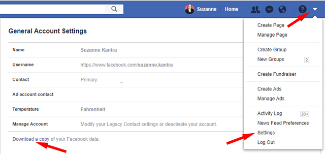 How to Download Your Facebook Data