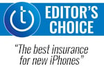 Teclicious Editor's Choice logo with text: the best insurance for new iPhones