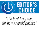 Techlicious Editor's Choice logo with text: the best insurance for new Android phones