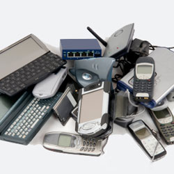 Old electronics jumble