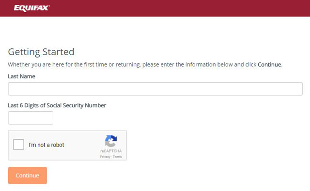 Check your SS number of Equifax