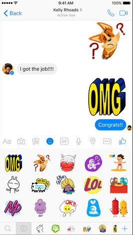 Facebook Messenger: tell someone how you really feel