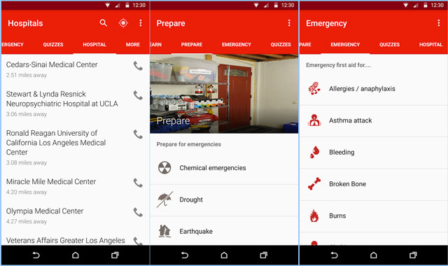 First Aid app by American Red Cross