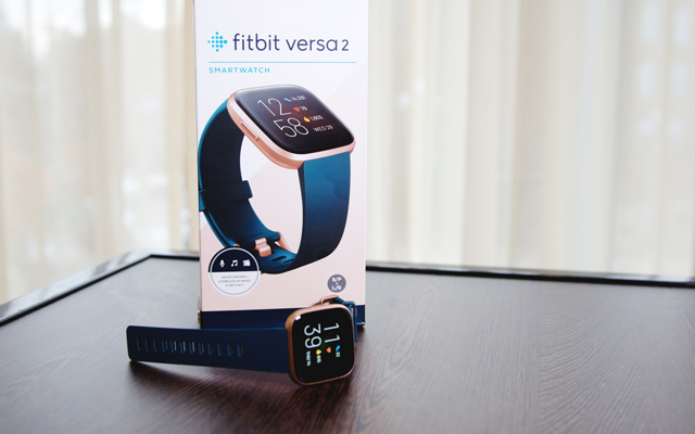 Smartwatch with fitness tracking: Fitbit Versa 2