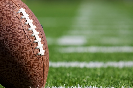 Football on grass