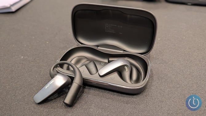  iFLYTEK AI Translation Earbuds with their case