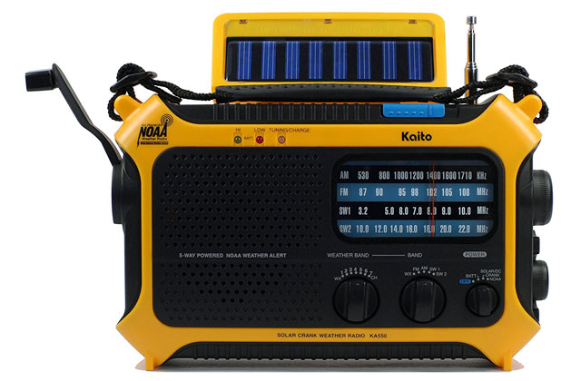 Kaito KA550 emergency radio