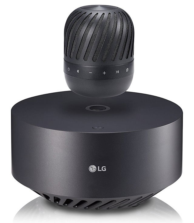 For the gadget lover: LG ZeroG Levitating Portable Bluetooth Speaker with Subwoofer