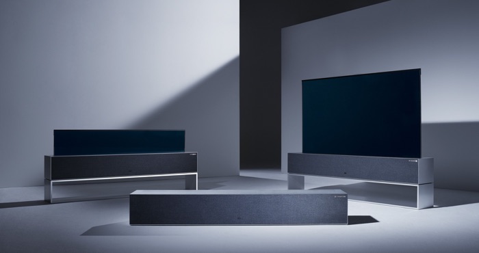 LG’s New Signature OLED TV R Rolls Up to Vanish in Its