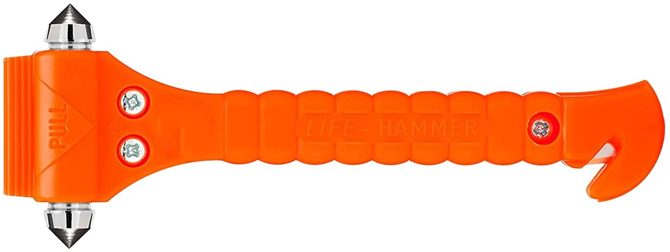 Lifehammer Emergency Tool on a white background