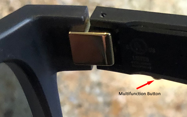 Bose Frames multifunction button