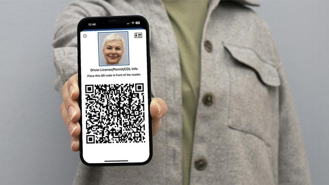 Mockup of digital ID