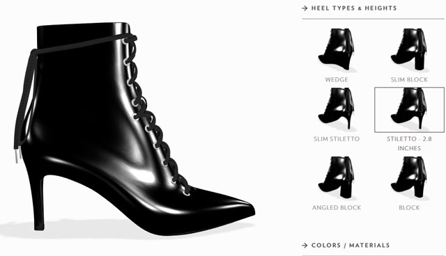 For the hottest looks: A completely custom pair of shoes