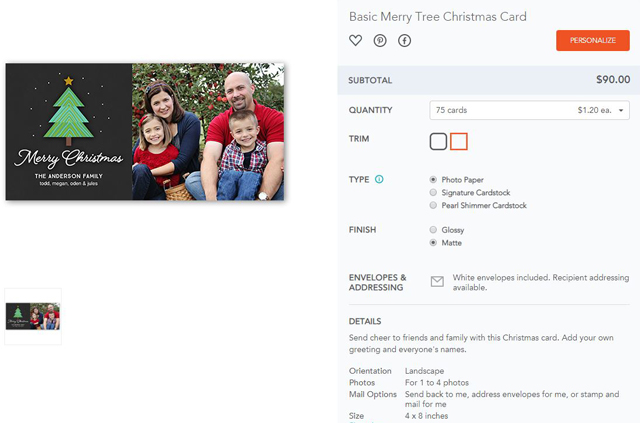 holiday card sites apps