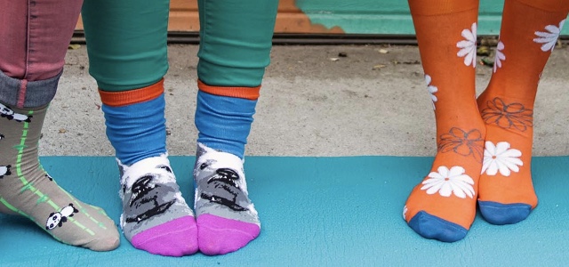 For the most colorful person in your life: Sock Panda