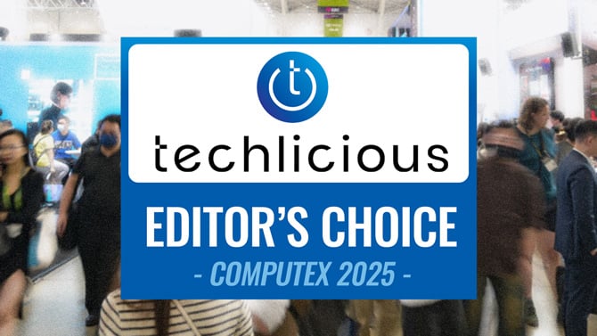 Computex show and Techlicious Editor's Choice award