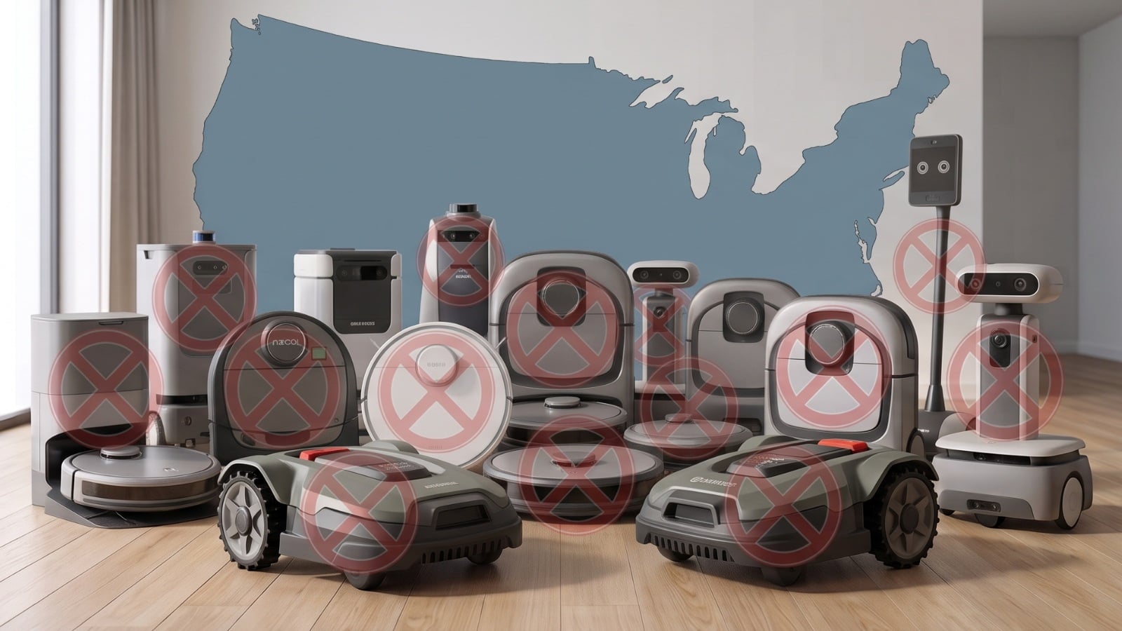 The US just banned your next robot vacuum and lawn mower