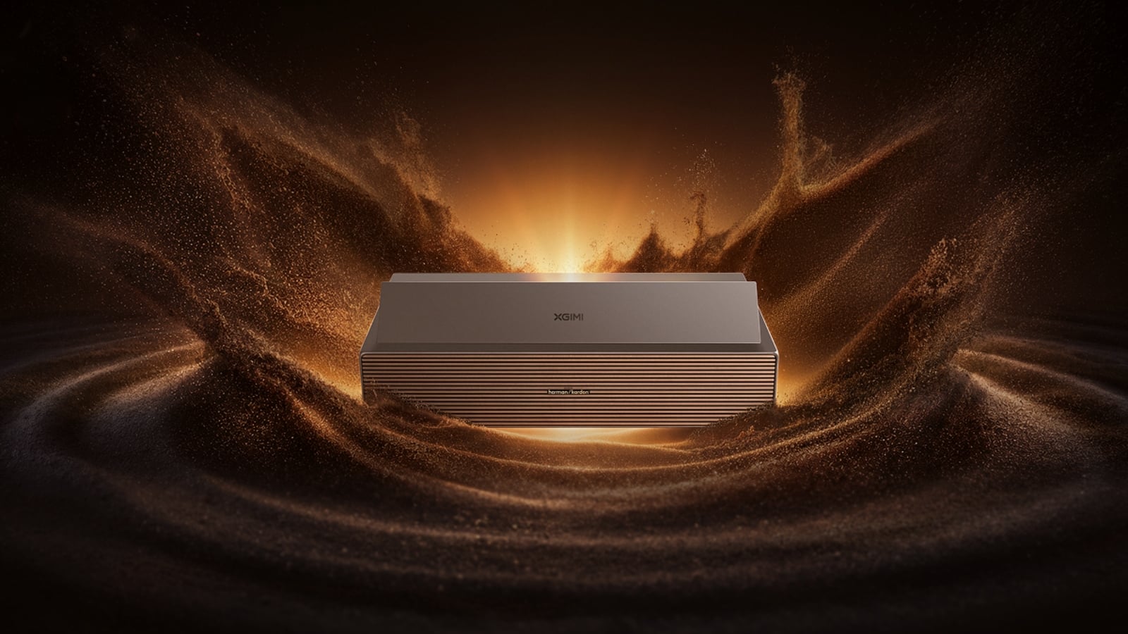 XGIMI AURA 3 Max ultra-short-throw projector in a render