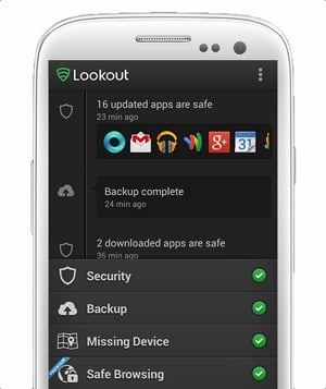 Lookout App screenshot