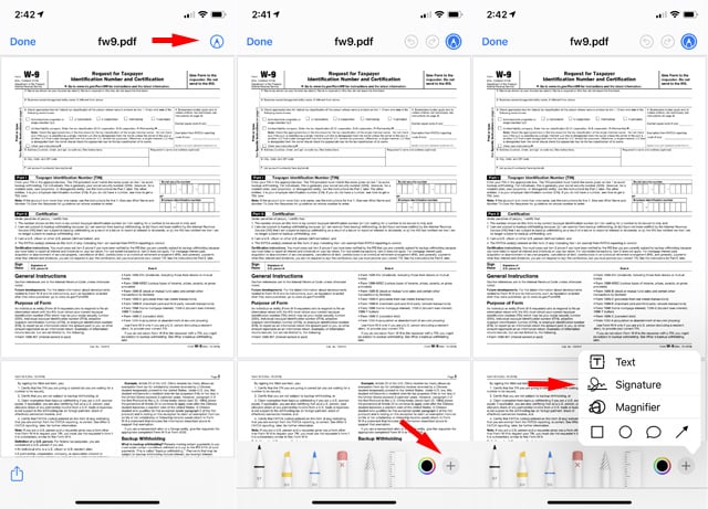 Sign a document in Apple Mail