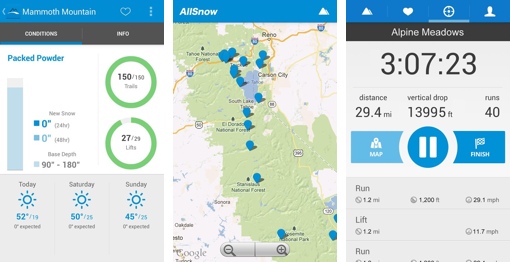 AllSnow Ski Report App