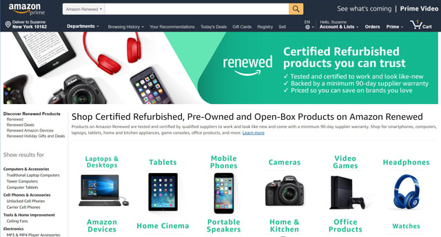 Renewed: Shop Refurbished, Pre-Owned and Open-Box Products