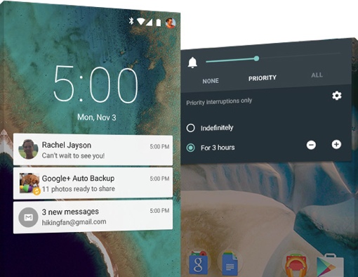 Android Lollipop screenshot