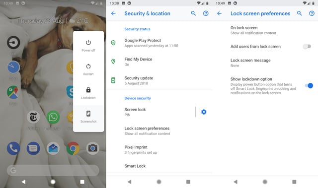 Android 9.0 Pie security