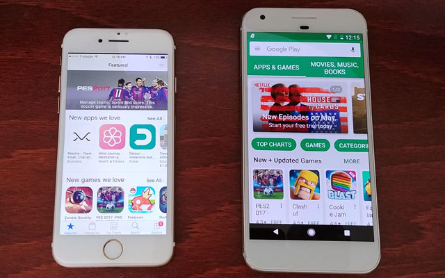 Apps: App Store vs. Google Play