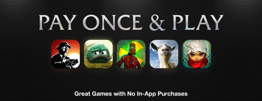 Apple App Store 'Pay Once & Play'