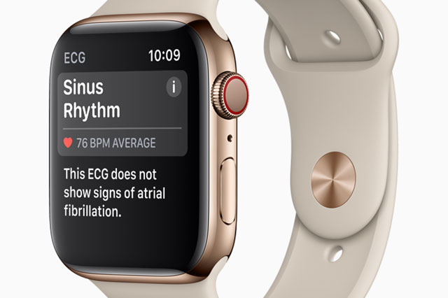 Apple Watch Series 4 heart monitoring