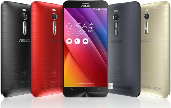 ASUS ZenFone 2 in different colors