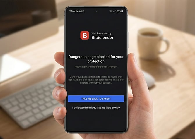 Screenshot of Bitdefender Total Security dashboard
